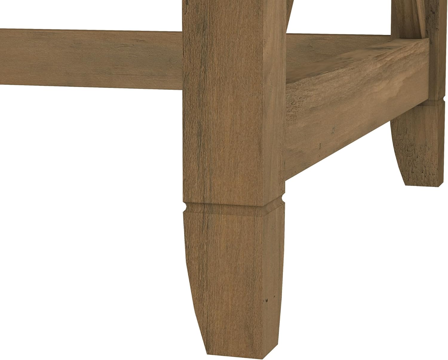 Bush Furniture Key West 60W Modern Farmhouse L Shaped Desk in Reclaimed Pine, 60-Inch Corner Computer Table for Home Office Workspace